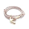 VIRGINSTONE-Gold-Plated-Anchor-Bracelets-on-Colorful-Nylon-Ropes