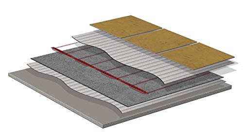 WarmlyYours 2' x 4' CeraZorb Insulating Synthetic Cork Underlayment Sheet, Lightweight - 8 sq. ft. Coverage