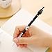 Katoot@ 8 pcs/Lot Cute kitties black ink gel pen Lucky cat Kawaii stationery zakka Office material escolar school supplies (Black white)