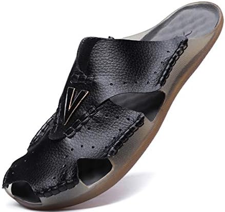 black closed toe non slip shoes