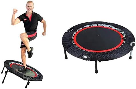 ARK Trampo Rebounder Workout Trampoline 40" Foldable with Free Handle Bar with Load Up to 280Lbs