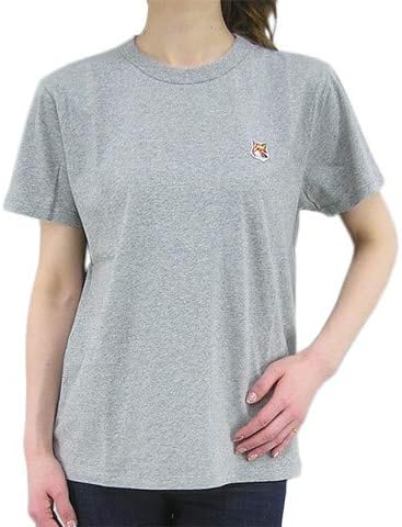 Amazon メゾンキツネ レディース Tシャツ Aw Kj0005 グレー Grey Melange Gmr 半袖 クルーネック メランジ 並行輸入品 Tシャツ カットソー 通販