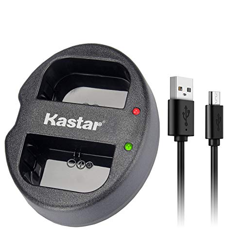 Kastar Dual USB Charger for Canon LP-E6 LP-E6N, Canon EOS 60D 60Da EOS 70D XC10, EOS 5D Mark II 5D Mark III 5D Mark IV, EOS 5DS 5DS R, EOS 6D 7D Mark II and BG-E14 BG-E13 BG-E11 BG-E9 BG-E7 BG-E6 Grip