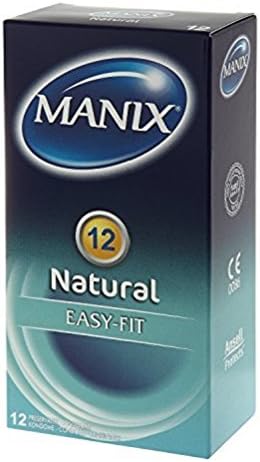 Manix Natural Easy-Fit Condoms, 12-Piece