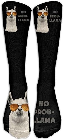 No Prob Llama Thug Men's And Women's Running Socks Built Strong For Outdoor Sports