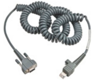 Intermec 236-184-001 6.5' RS232 Scanner Cable for Series SR61/CV30/CV60 Scanner, 9 Pin Coil