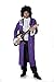 This Guy Costumes Men's Prince Pop Icon, Purple, Black/White, Small