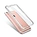 SZJJX iPhone 6 plus/6s Plus Clear Case Slim Soft Flexible TPU Bumper for Apple iPhone 6 plus/6s Plus Shock Absorbing Scratch Resistant Frame Cover with Protective Caps 5.5 inch