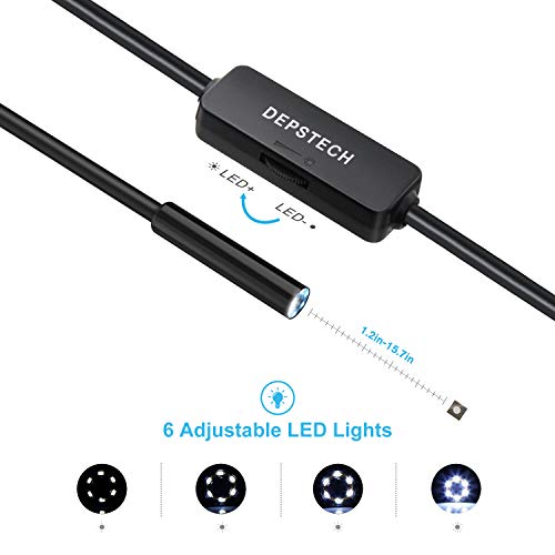3 DEPSTECH+Endoscope+Waterproof+Inspection+Adjustable