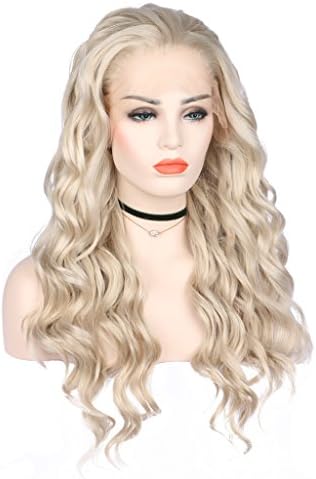 Arimika Deep Wave Blonde Heat Safe Synthetic Hair Lace Front Wig