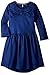 Tommy Hilfiger Girls' High-Low Dress with Front Bow Detail