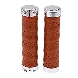 SM SunniMix 1 Pair Bike Handlebar Grips Anti-Slip Bicycle Handle Grip with Dual Lock, Bike Grip for Scooter Cruiser Tricycle Mountain Road Urban Foldable Bike