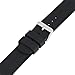 Voguestrap TX2225BK Allstrap 22mm Black Regular-Length Silicone Sport Band Watchband