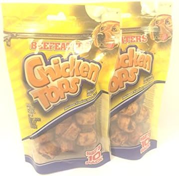 2-Pack Beefeaters Chicken Top Knotted Rawhide Bones