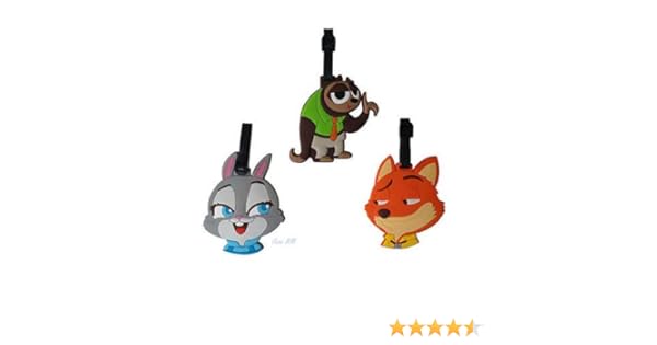 animal luggage tags
