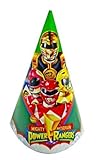 Mighty Morphin Power Rangers Birthday Party Hats - 8pk.