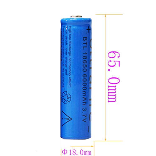4 18650+Battery+Charger+Rechargeable+Batteries