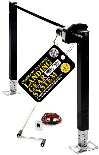 Stromberg Carlson Electric 5th Wheel Landing Gear with 5,000 lb Lift, 19 7/8” T…