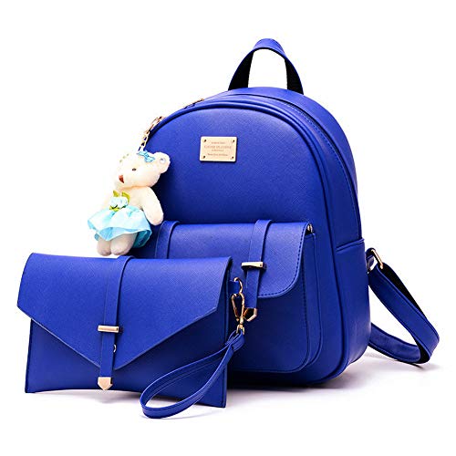 blue small backpack