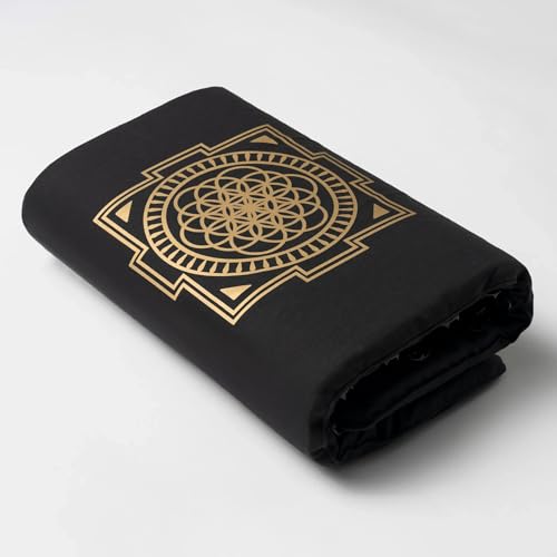ShaktiMat Acupressure Mat for Relaxation, Massage Muscles, Aid Sleep & Unlock Inner Tension, Similar to Acupuncture, No Needles Required (Premium, Level 2, Shakti Black)
