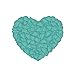 NEO LOONS 1000 Pcs Artificial Silk Rose Petals Decoration Wedding Party Color Tiffany Blue