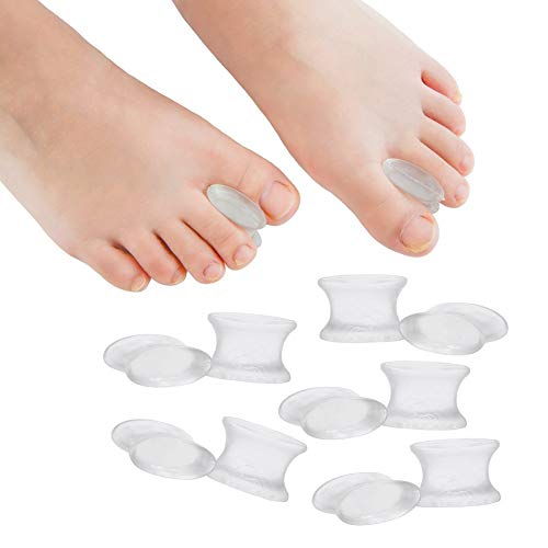 Sumiwish Toe Spacers and Separators, 10 Pack Bunion Corrector, Silicone Toe Separators for