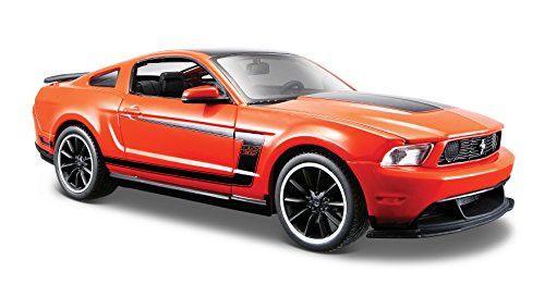 Maisto Ford Mustang Boss 302 Diecast Vehicle (1:24 Scale), Orange