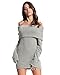 StyleDome Women's Sexy Off Shoulder Cowl Neck Sweater Knitwear Long Tops Pullover