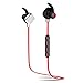 Sport Bluetooth Headphones, Bodecin Wireless Smart Rechareable Waterproof High Grain Earbuds/Earphones Support Smart Bluetooth V4.1 Build in Mic with Ear Hook for Gym/Outdoors/Running(Red-I)