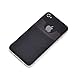 Cosmos Pack of 3 Black Color Back Adhesive SIM/ID/Credit Card pocket pouch sleeve holder for Apple iPhone 4 4S cellphone