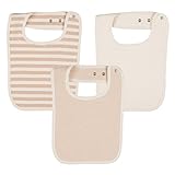 Niteo Baby Organic Cotton Bibs 3-Pack, Multi, One Size