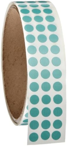 Roll Products 119-0001 Adhesive Dot Label, 1/4" Diameter, For Inventory and Marking, Red (Roll of 1000)