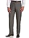 Haggar Men's Cool 18 Hidden Comfort Waist Plain Front Pant,Graphite,38x34