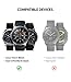 Ringke Bezel Styling for Galaxy Watch 46mm / Galaxy Gear S3 Frontier & Classic Bezel Ring Adhesive Cover Anti Scratch Stainless Steel Protection [Stainless] for Galaxy Watch Accessory GW-46-12