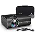 VANKYO Portable Projector with 2500 Lux, Support HD 1080P, Mini Projector with USB/SD/AV/HDMI/VGA Input. Come with Free Carrying Bag and HDMI Cable(Black)