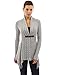 PattyBoutik Women's Buckle Braid Front Cardigan