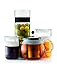 Bodum K11099-913 3 Piece Storage Glass Presso Set, 34 oz, White