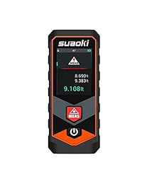 Suaoki P7   Medidor de distancia láser con pantalla táctil y ángulo de 4,0, color azul