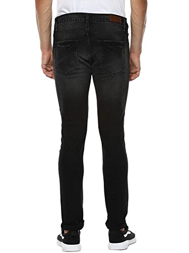 american crew men's slim fit stretch jeans faded black