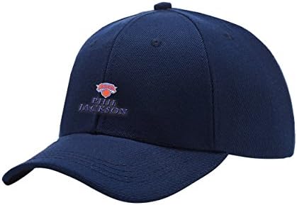 FeelHat Phil Favorite Player Jackson Navy Blue Peaked Hat Embroidered Logo Adjustable Dad Cap