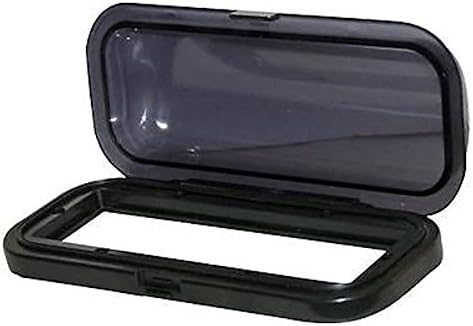 Black Universal Water-Resistant 1-DIN Marine Boat Radio Stereo Housing Cover USA