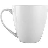 CAILIDE 39oz Large Coffee Mug Ceramic Tea Cup for Office and Home Big Capacity with Handle also for Soup, Cereal and Salad (white)