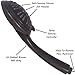 Aqua Elegante 6 Function Luxury Handheld Shower Head - Adjustable Pressure Rainfall Spray With Removable Nozzle, Oil-Rubbed Bronze