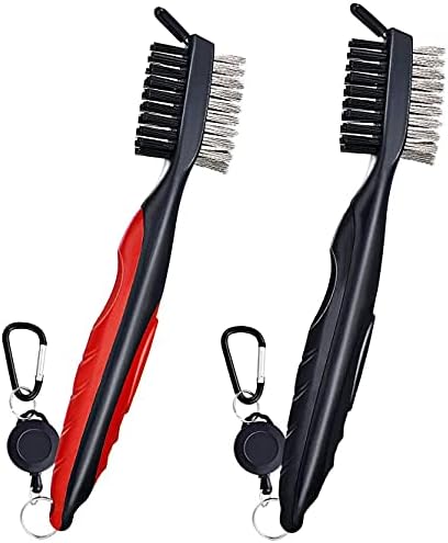 DREAM HORSE Golf Brush with a Golf Club Groove Sharpener Double Sided Golf Club Cleaner – 6 Head Golf Groove Sharpener for Sharpening – Golf Club Cleaning kit – Golf Accessories(Pack of 2) DREAM HORSE Golf Brush with a Golf Club Groove Sharpener Double Sided Golf Club Cleaner – 6 Head Golf Groove Sharpener for Sharpening – Golf Club Cleaning kit – Golf Accessories(Pack of 2)