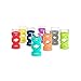 8 pc Ello Silicone Sleeve Glassware 17 oz each Assorted