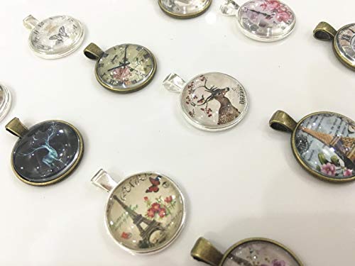 4 Transparent+cabochons+Cabochons+Non+calibrated+Necklaces