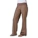 Love Tree Women's Fold-Over Waist Linen Pants, Cocoa, Small