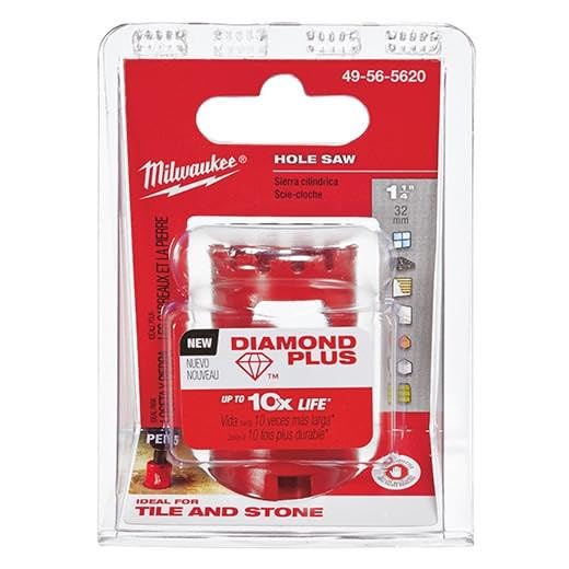 Milwaukee Diamond Drill Bit for Hole Saw Diamond Plus, 32 mm, 49565620