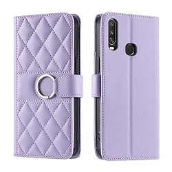Lucyliy Compatible with vivo Y11 Case Flip PU