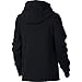 NIKE Sportswear Women's Funnel-Neck Hoodie, Black/Black/Black/White, Medium